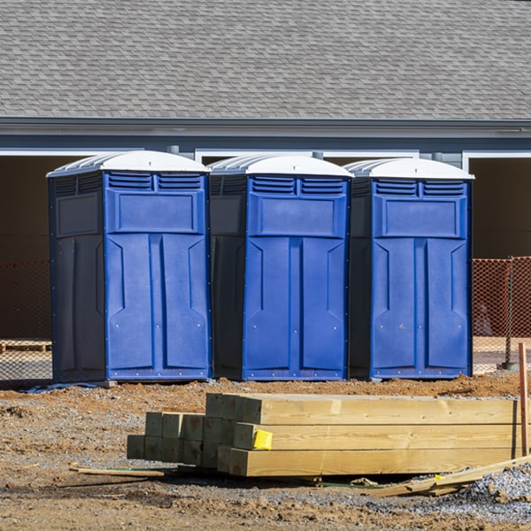 is there a specific order in which to place multiple portable restrooms in West Groton Massachusetts